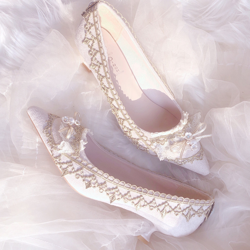 Court Heel Pointed - Lolita Triều Đình Cao Cấp Phong