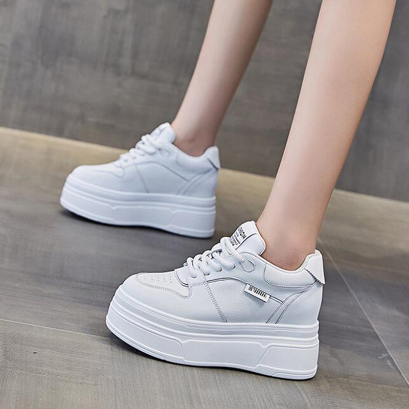 Women Shoes Running - 9CM Genuine Leather NEW Brand Designer