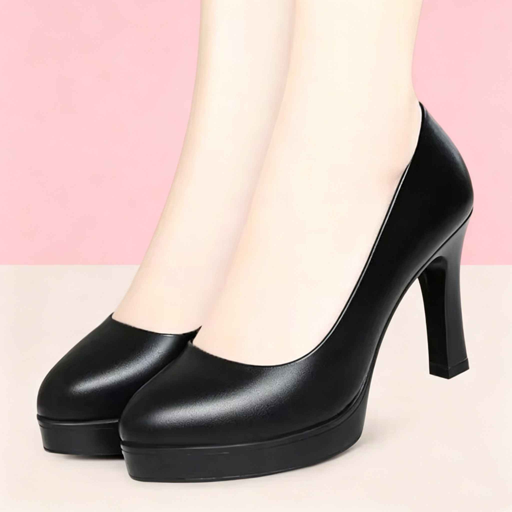 Court Heel Pointed - 6.5cm 8.5cm All Match Office Ladies