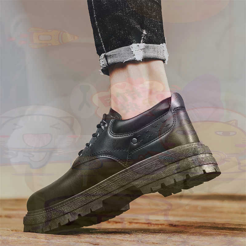 Women Shoes For Big Feet - Dark Natural Leather Fashion Trainers Tennis