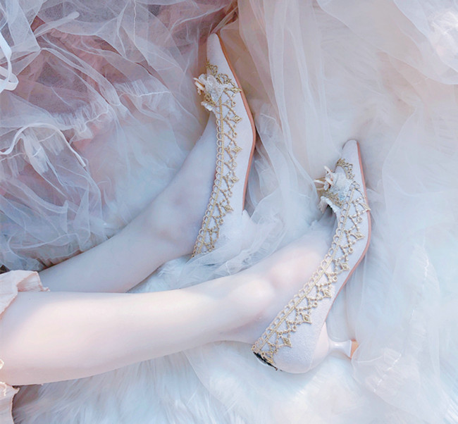 Lolita Triều Đình Cao Cấp Phon - đánh giá và giá Court Heel Pointed
