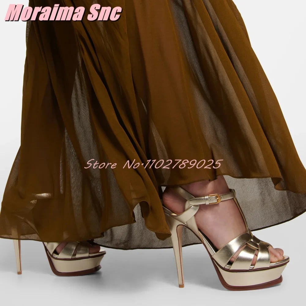 Platform Waeve T-strap Square  - đánh giá và giá Women Shoes Formal