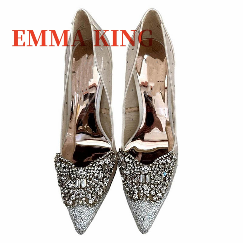 Mesh Embellished Court Shoes,W - đánh giá và giá Court Heel Pointed
