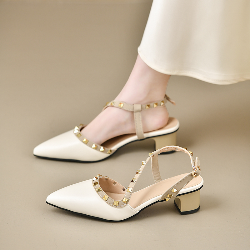 Women Shiny Back Buckle Strap  - đánh giá và giá Women Shoes Formal