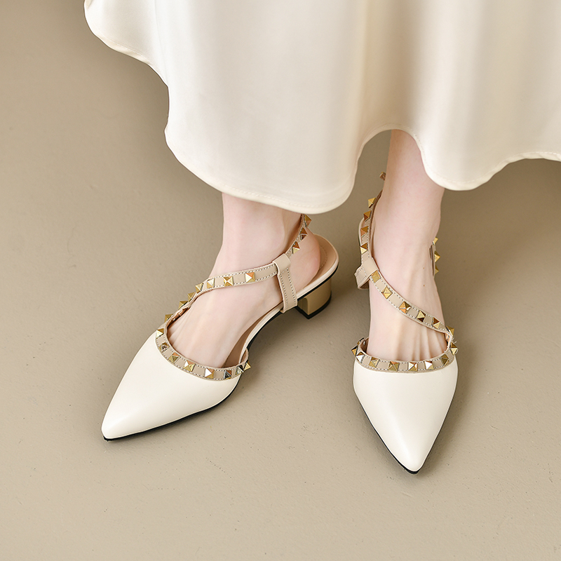 Women Shiny Back Buckle Strap  - đánh giá và giá Women Shoes Formal