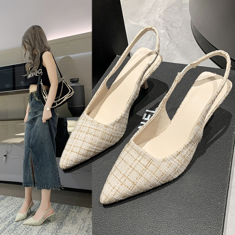 Brand Designer Slingbacks High - đánh giá và giá Women'S Shoes Size 40 In Us