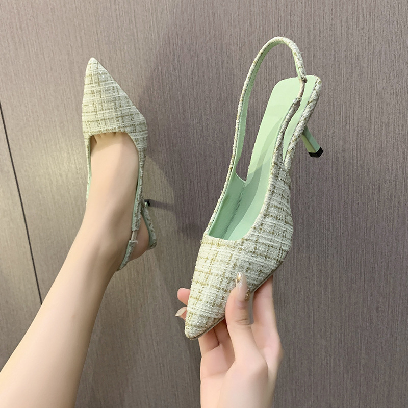 Brand Designer Slingbacks High - đánh giá và giá Women'S Shoes Size 40 In Us