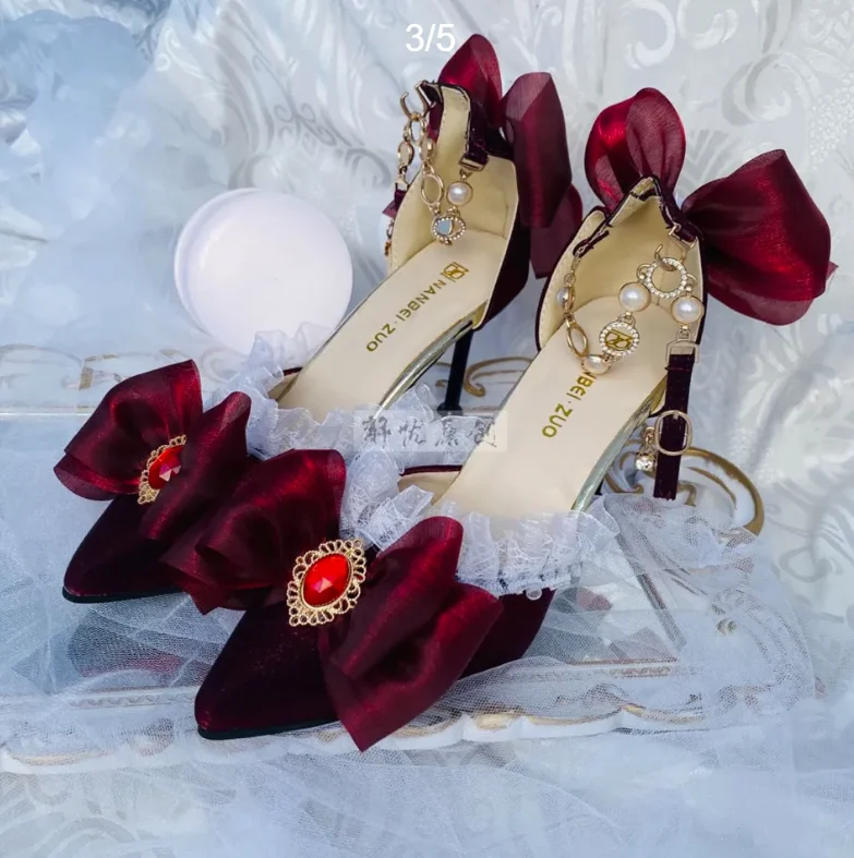 Lolita High Heels Shoes Elegan - đánh giá và giá Court Heel Pointed