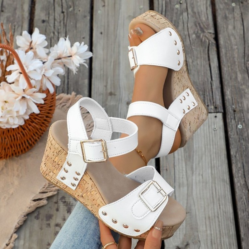 Womens Summer Wedge Sandals Pl - đánh giá và giá Cork Wedge Sandal