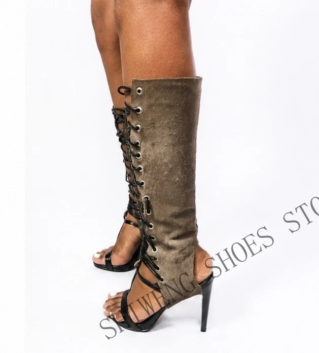 2026 Summer  Women Gladiator S - đánh giá và giá Knee High Boots Women