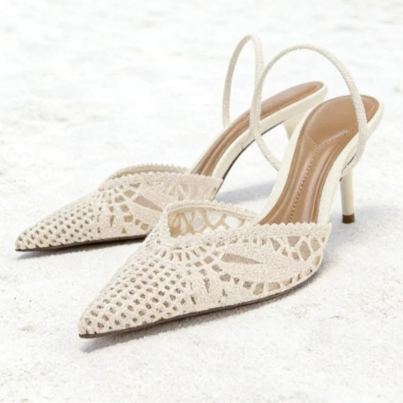 Novely Hollow Woven Design Hee - đánh giá và giá Women Shoes Formal