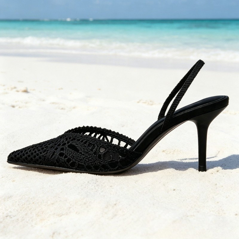 Novely Hollow Woven Design Hee - đánh giá và giá Women Shoes Formal