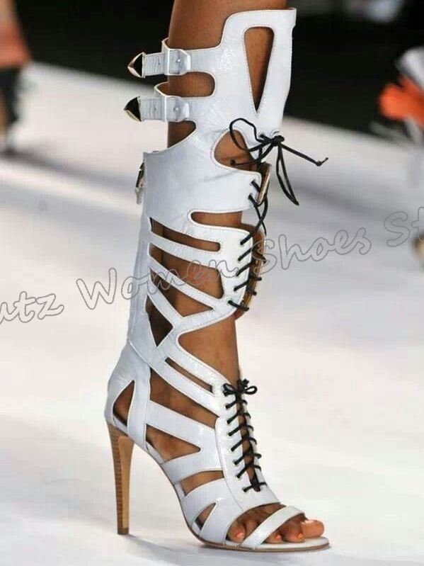 Sneaker Boot Knee High Lace-Up - đánh giá và giá Knee High Boots Women