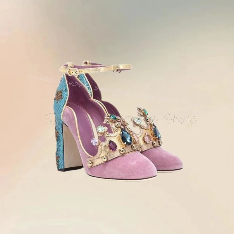Court Style Crystal Crown Desi - đánh giá và giá Court Heel Pointed
