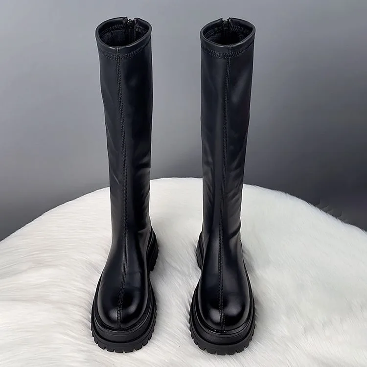 Black Long Boots Women's Hot S - đánh giá và giá Knee High Boots Women