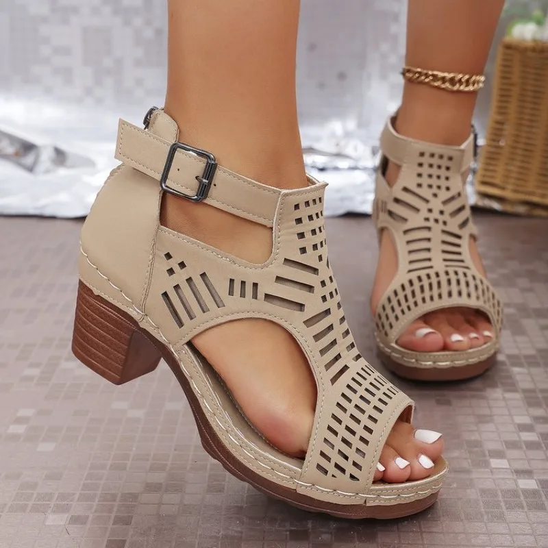 Roman Style Women'S Sandals Br - đánh giá và giá Cork Wedge Sandal