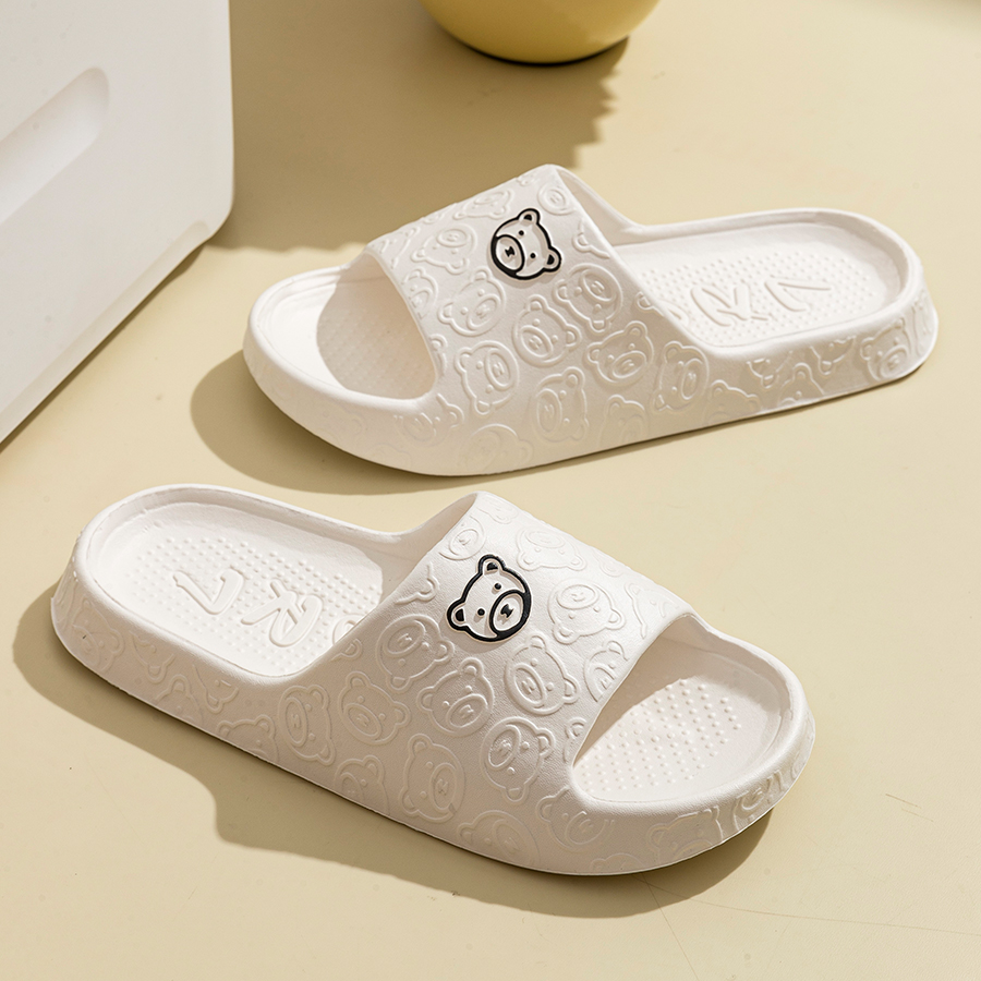 Printting Cute Bear Women Slip - đánh giá và giá Women'S Shoes Neuropathy